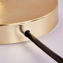 Opviq Lámpara de Mesa AYD-3403 Blanco y Dorado